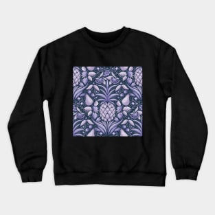 deep purple summer cocktail pattern Crewneck Sweatshirt